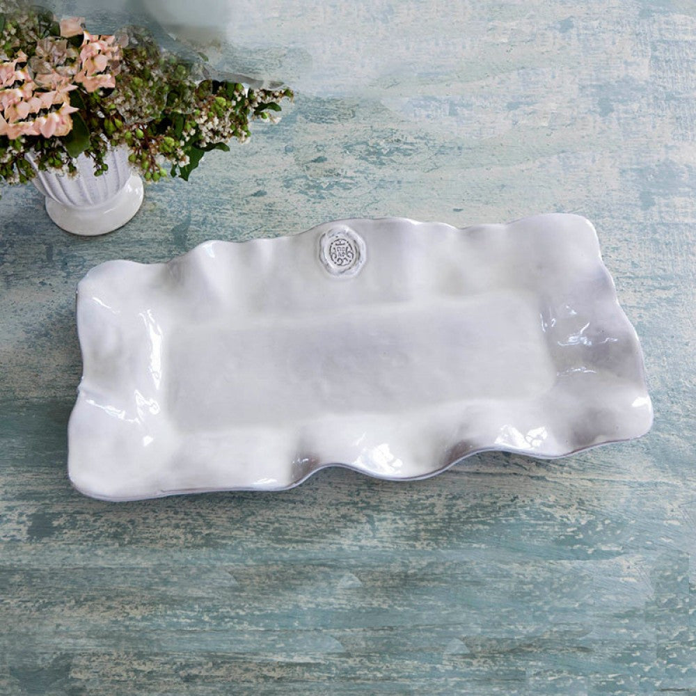 Medallion Rectangle Ceramic Platter