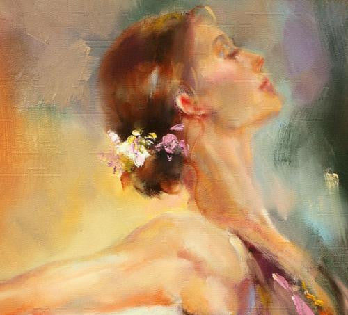 Aphrodite Oil Painting by Anna Razumovskaya