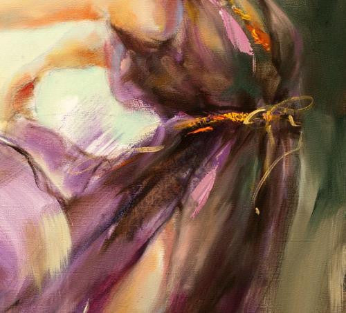 Aphrodite Oil Painting by Anna Razumovskaya