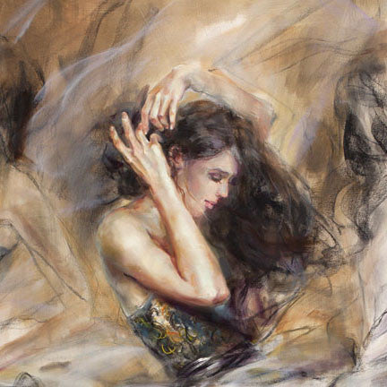 Auburn Melody Oil Painting by Anna Razumovskaya