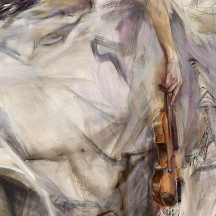 Auburn Melody Oil Painting by Anna Razumovskaya