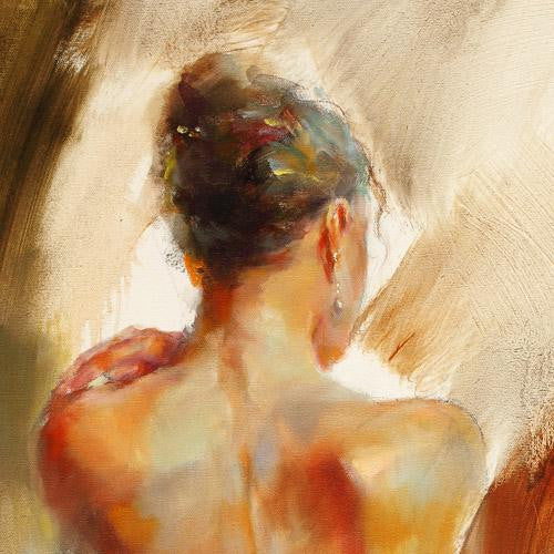 Aurora Oil Painting by Anna Razumovskaya