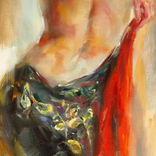 Aurora Oil Painting by Anna Razumovskaya