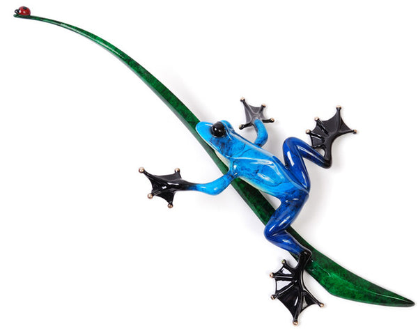 Blue Bayou bronze frog by Tim Cotterill