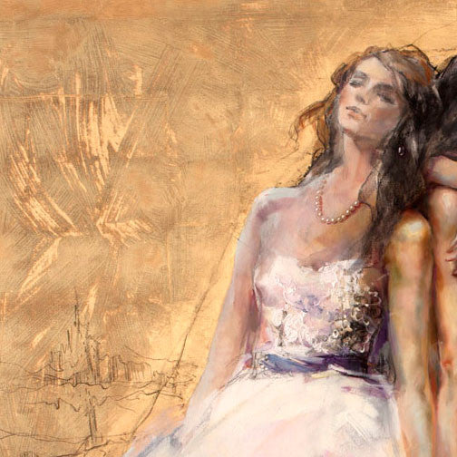 Bond Oil Painting by Anna Razumovskaya