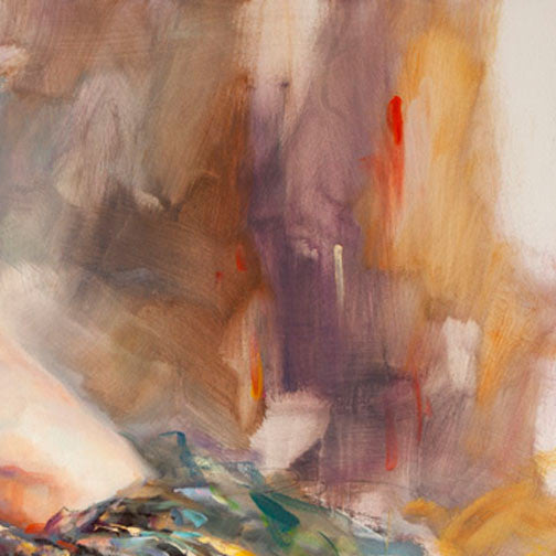 Burlesque Oil Painting by Anna Razumovskaya