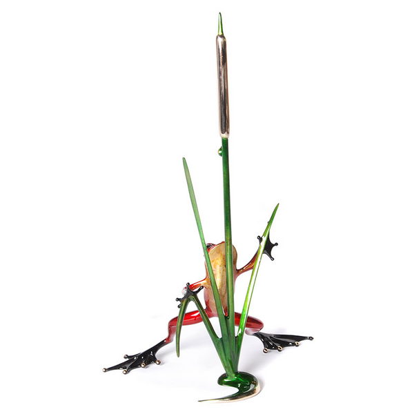 Cattail bronze frog by Tim Cotterill