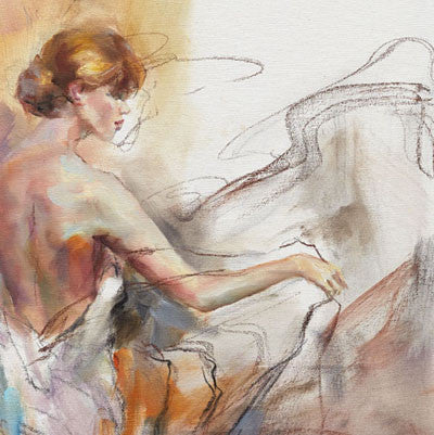 Collision of Light Oil Painting by Anna Razumovskaya