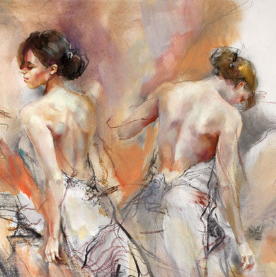 Collision of Light 2 Oil Painting by Anna Razumovskaya