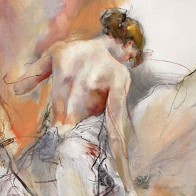 Collision of Light 2 Oil Painting by Anna Razumovskaya