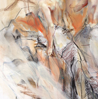 Collision of Light 2 Oil Painting by Anna Razumovskaya