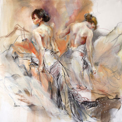Collision of Light 2 Oil Painting by Anna Razumovskaya