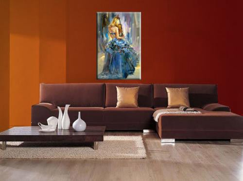 Dancing with a Violin 1 Oil Painting by Anna Razumovskaya