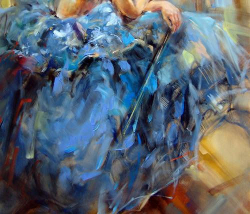Dancing with a Violin 3 Oil Painting by Anna Razumovskaya
