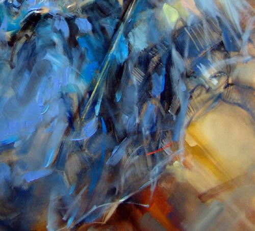 Dancing with a Violin 3 Oil Painting by Anna Razumovskaya