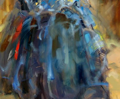 Dancing with a Violin 4 Oil Painting by Anna Razumovskaya