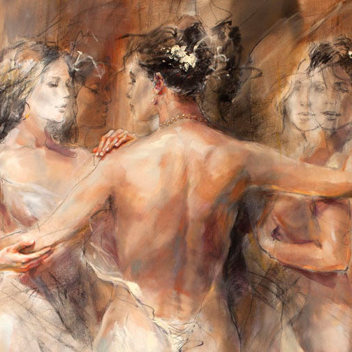 Devotion Oil Painting by Anna Razumovskaya