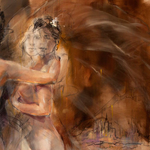Devotion Oil Painting by Anna Razumovskaya
