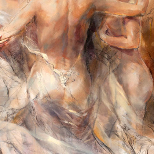 Devotion Oil Painting by Anna Razumovskaya