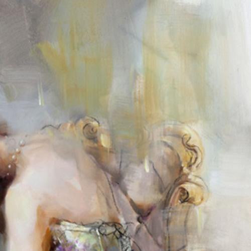 English Rose 1 Oil Painting by Anna Razumovskaya