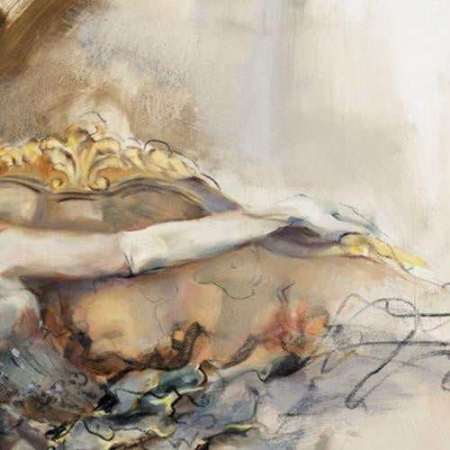 English Rose 2 Oil Painting by Anna Razumovskaya