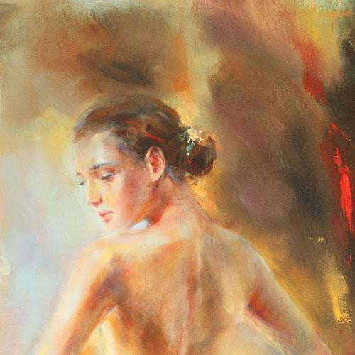 Estampa Oil Painting by Anna Razumovskaya