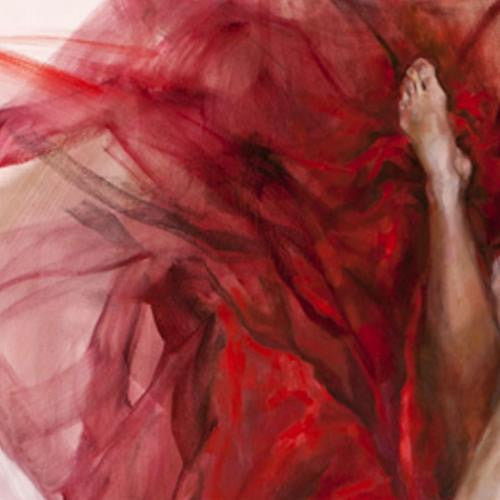 Falling in Love Oil Painting by Anna Razumovskaya