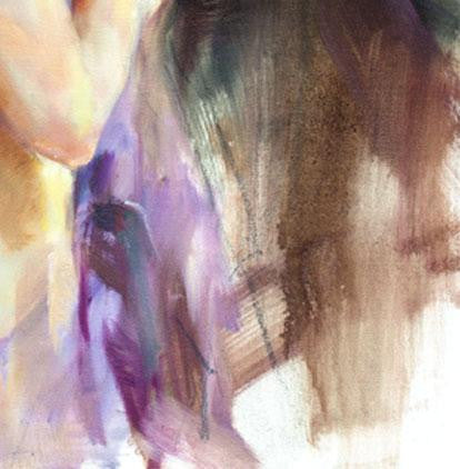 Fermata Oil Painting by Anna Razumovskaya