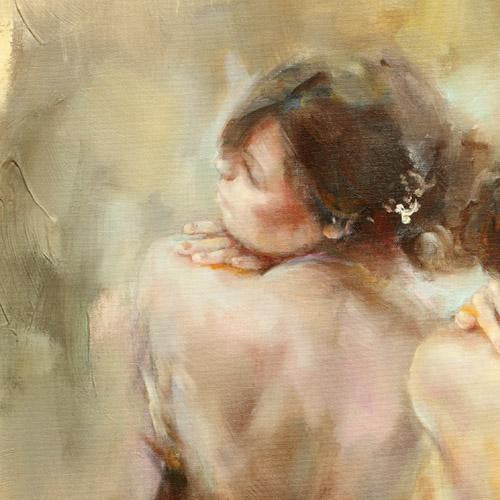 Forgotten Town Oil Painting by Anna Razumovskaya