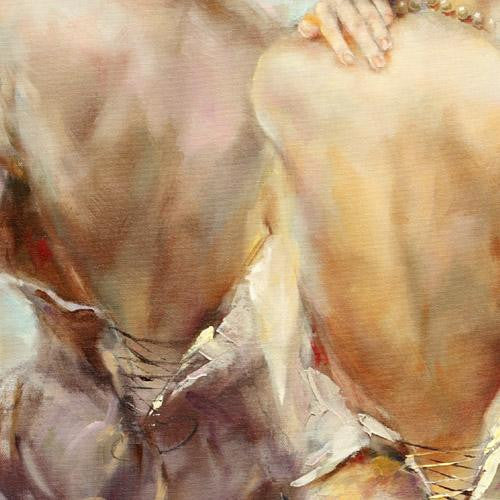 Forgotten Town Oil Painting by Anna Razumovskaya
