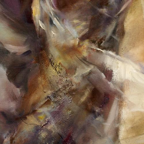Forgotten Town Oil Painting by Anna Razumovskaya