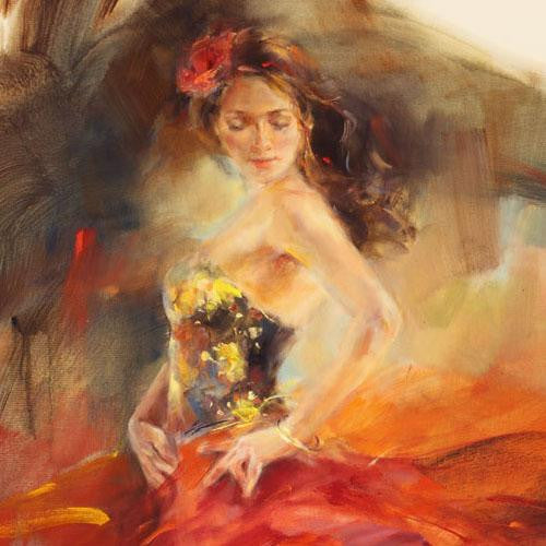 Giro 2 Oil Painting by Anna Razumovskaya