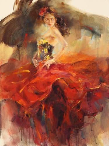 Giro 2 Oil Painting by Anna Razumovskaya