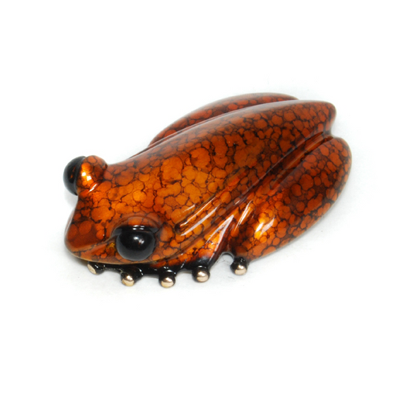 Gumdrop bronze frog by Tim Cotterill