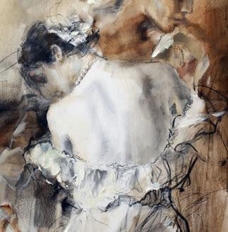 Hold Me Close Oil Painting by Anna Razumovskaya