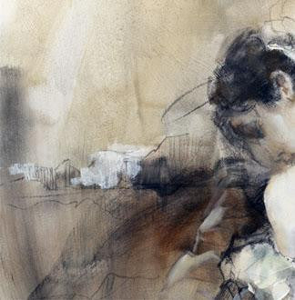 Hold Me Close Oil Painting by Anna Razumovskaya