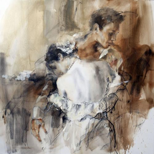 Hold Me Close Oil Painting by Anna Razumovskaya