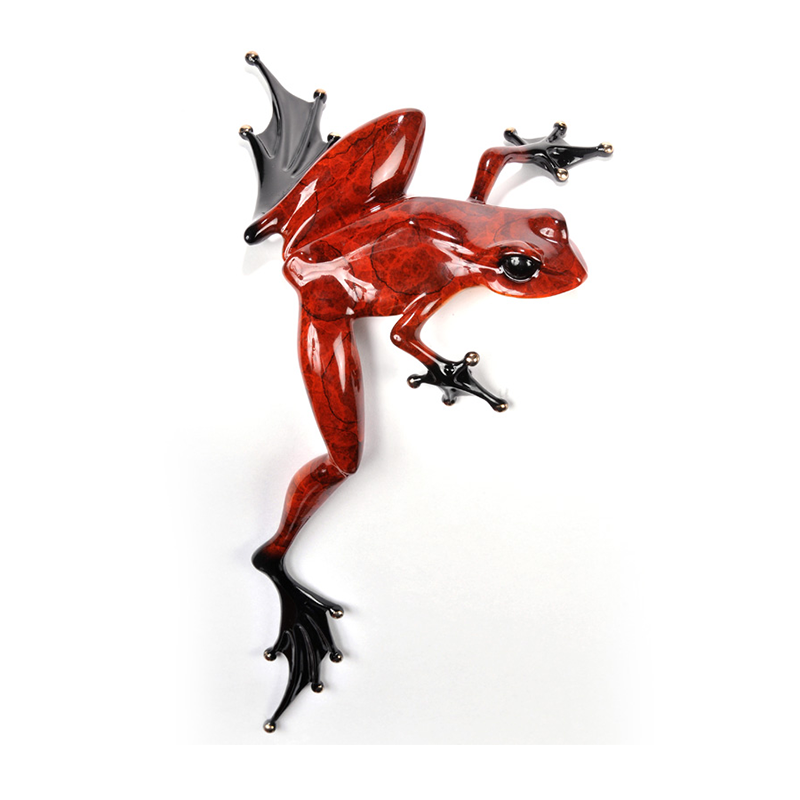 Hung Over bronze frog by Tim Cotterill