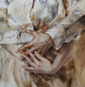 Intertwined Oil Painting by Anna Razumovskaya