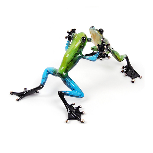 Jitterbug bronze frogs by Tim Cotteril