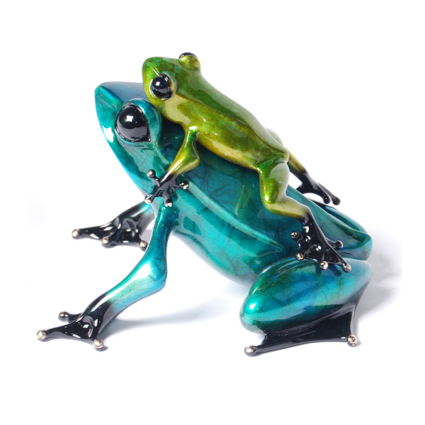 Joy Ride bronze frog by Tim Cotterill