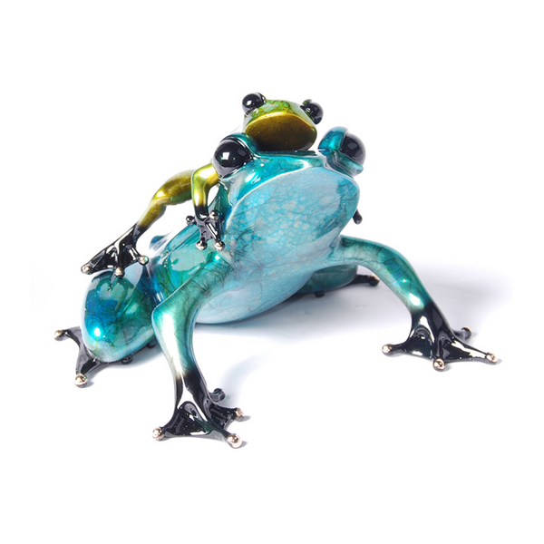 Joy Ride bronze frog by Tim Cotterill