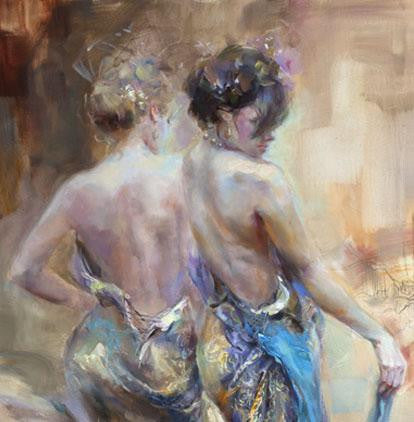 La Belle Epoque Oil Painting by Anna Razumovskaya