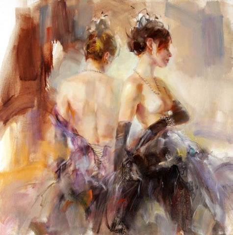 Lilac Dream Oil Painting by Anna Razumovskaya