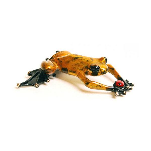 Lucky Bug bronze frog by Tim Cotterill