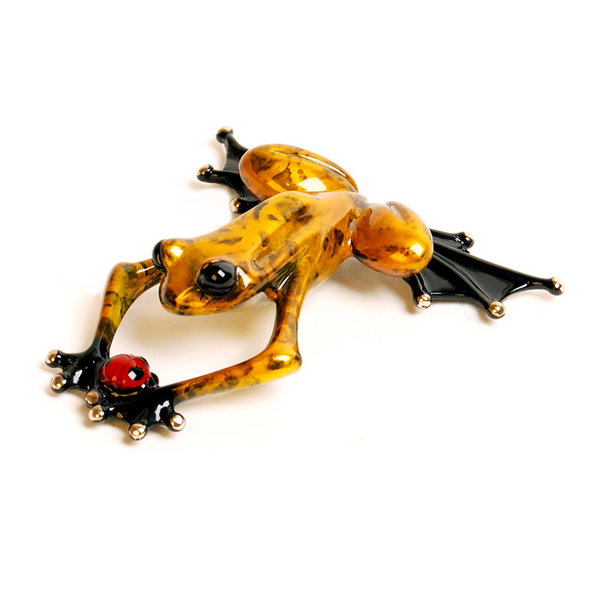 Lucky Bug bronze frog by Tim Cotterill