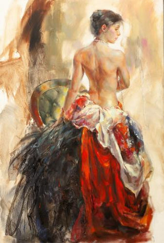 Muse Oil Painting by Anna Razumovskaya