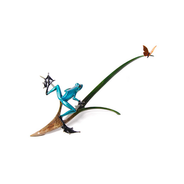 Papillon bronze frog by Tim Cotterill