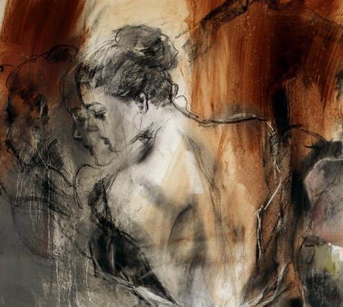 Past Present Future 2 Oil Painting by Anna Razumovskaya
