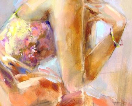 Praying for Love Oil Painting by Anna Razumovskaya